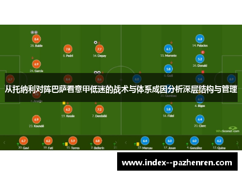 从托纳利对阵巴萨看意甲低迷的战术与体系成因分析深层结构与管理 从托纳利对阵巴萨看意甲低迷的战术与体系成因分析深层结构与管理